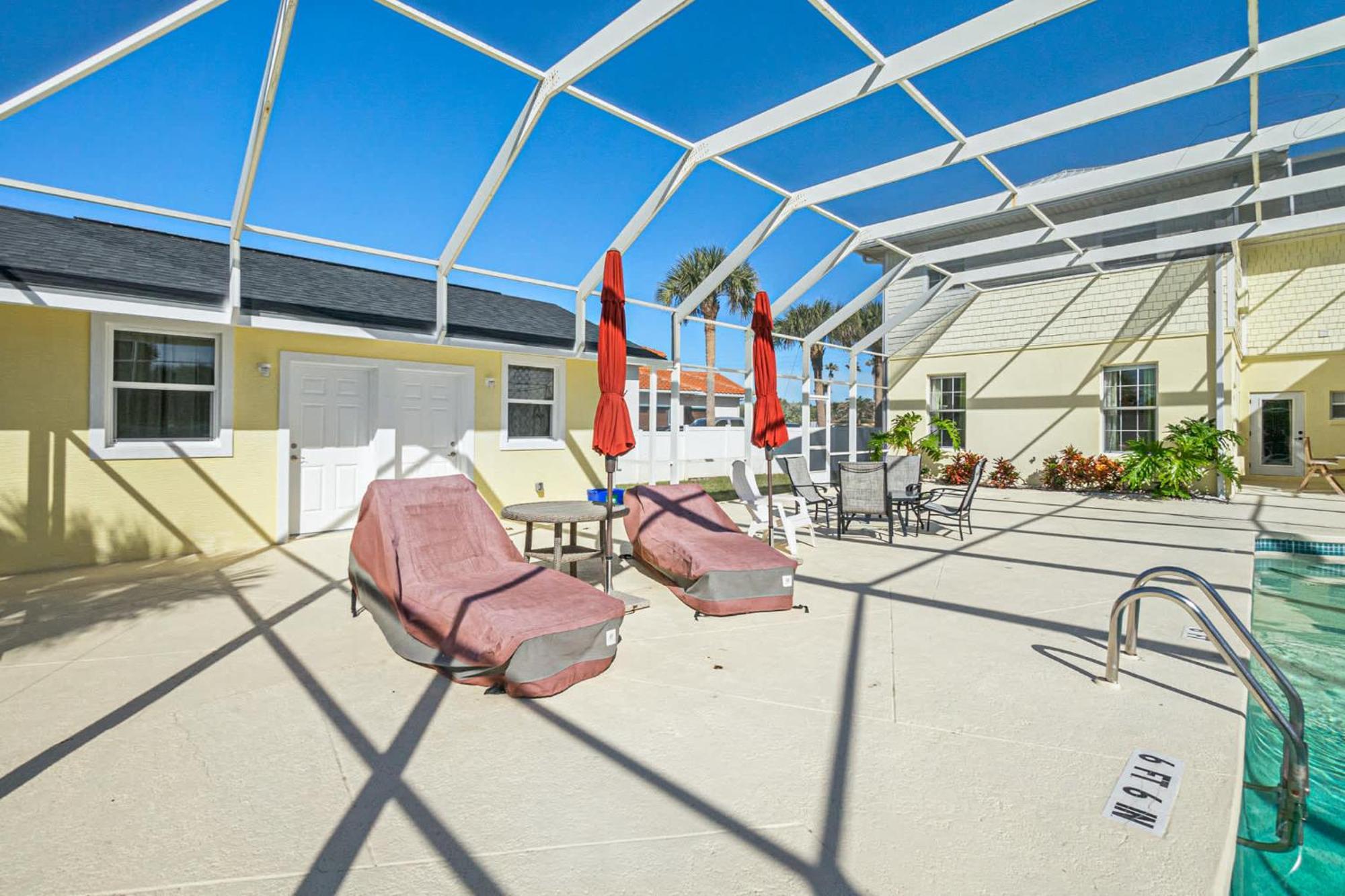 Flagler Beach Bed And Breakfast Pool Jaccuzzi Suite エクステリア 写真