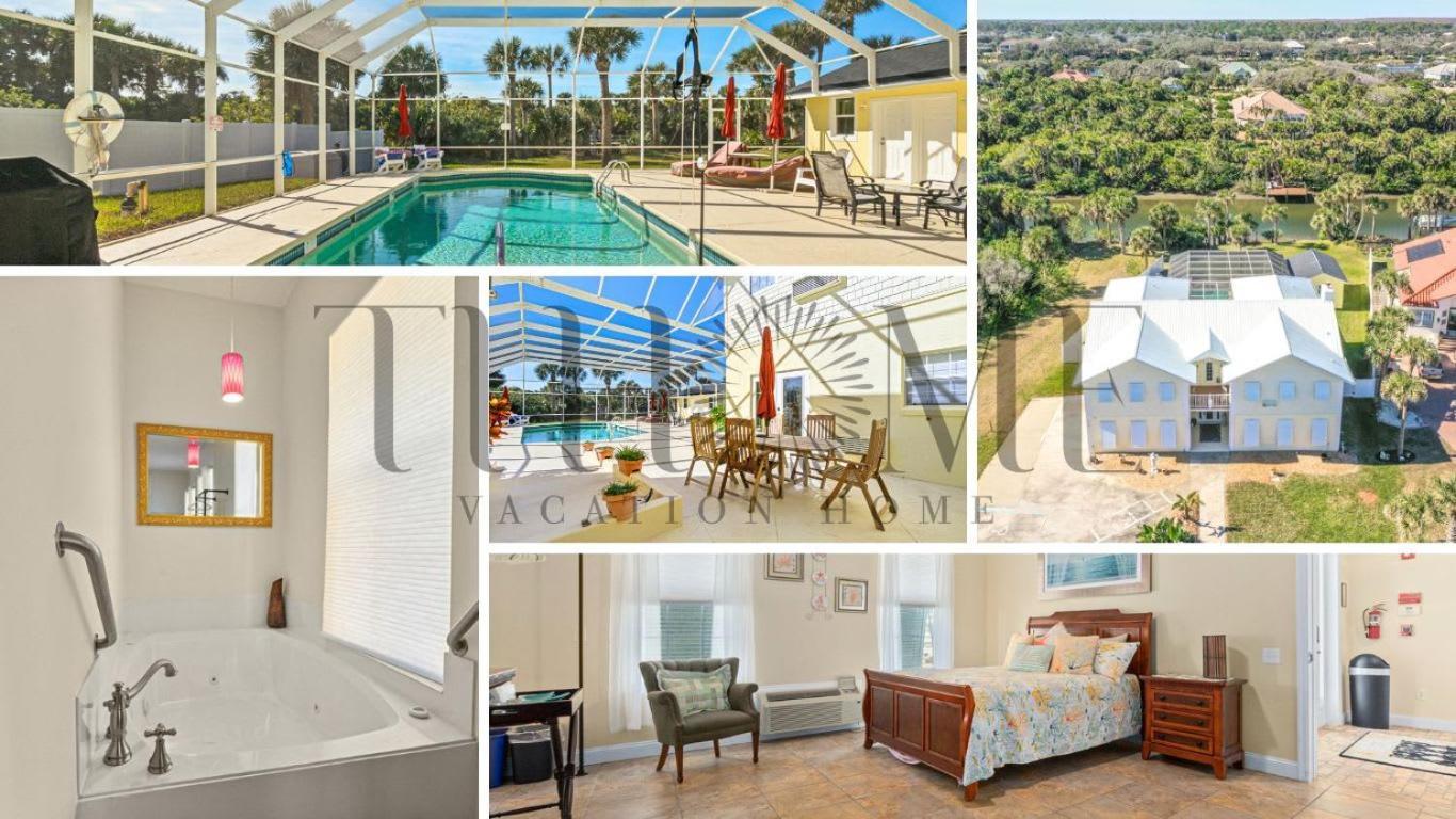 Flagler Beach Bed And Breakfast Pool Jaccuzzi Suite エクステリア 写真